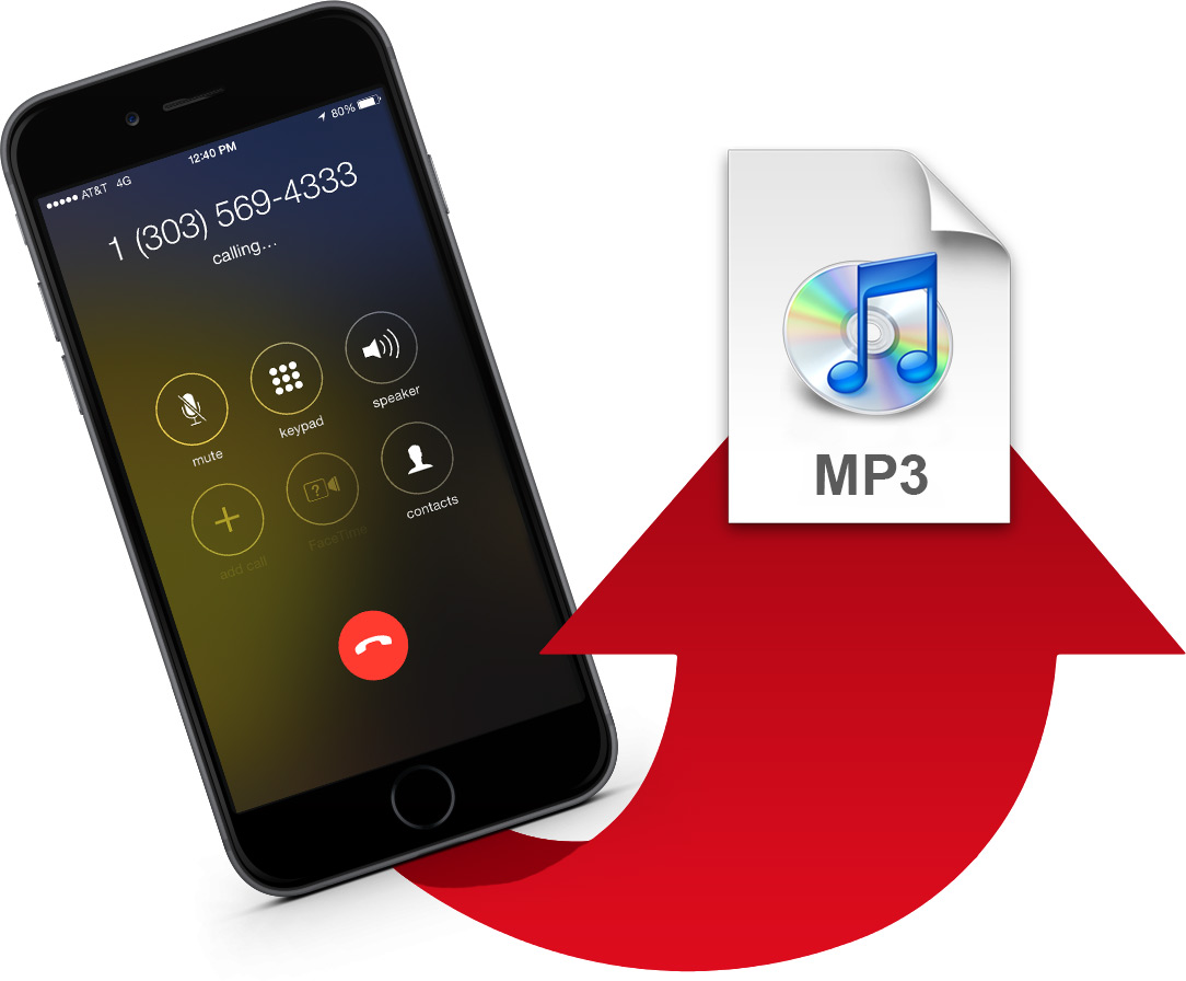 Record calls and save as mp3